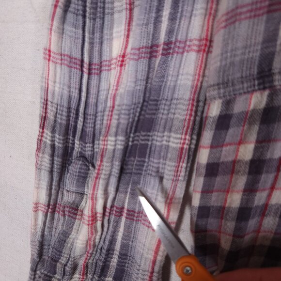 Sundance Beat Back Beauty Snap Shirt Womens XL Mixed Plaid Rayon Boho Western - Picture 7 of 16